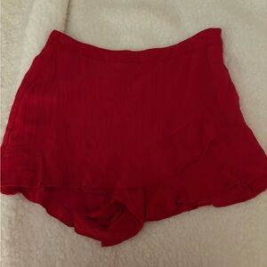Altar’d State Red Flowy Skort – NWOT